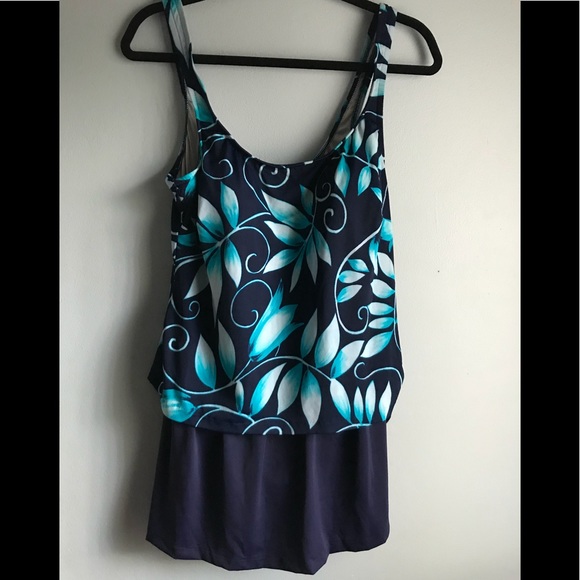 Tropical Escape Other - One piece plus size swim suit size 16